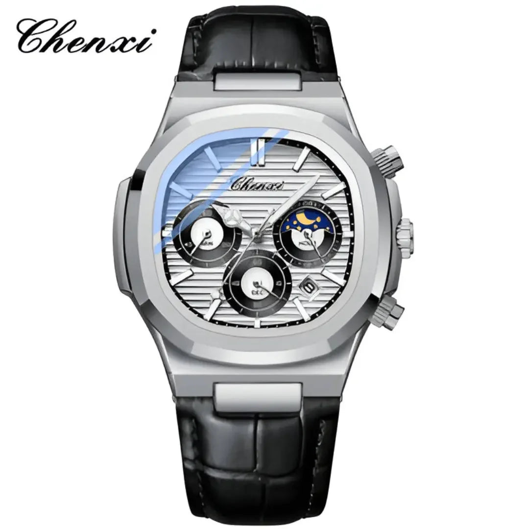 Chenxi CX-0092 High Quality Men's Chronograph Quartz Watch with Moon Face Chenxi Pakistan