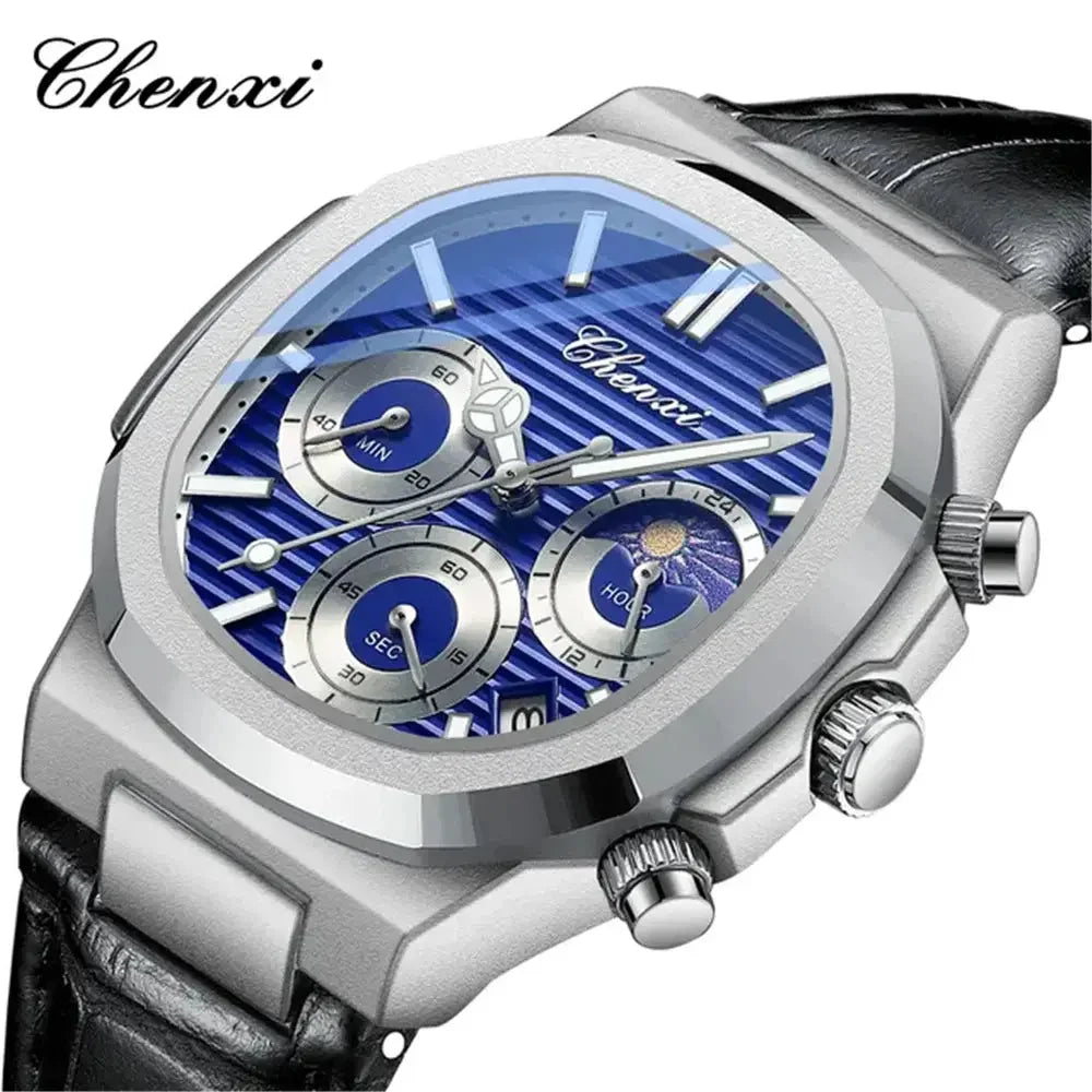 Chenxi CX-0092 High Quality Men's Chronograph Quartz Watch with Moon Face Chenxi Pakistan